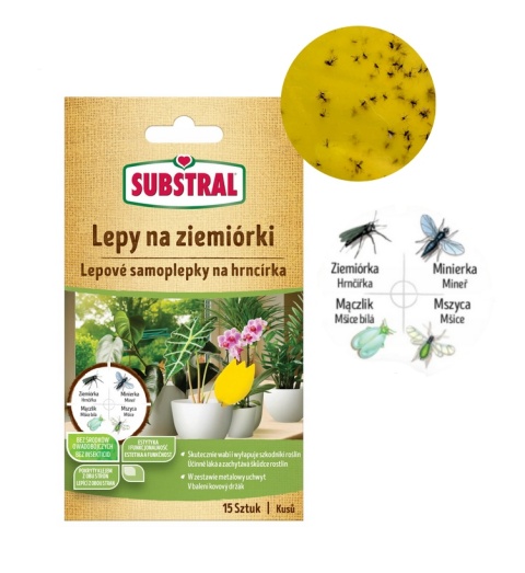 SUBSTRAL Lepy na Ziemiórki 15szt