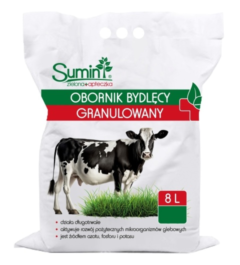 Obornik bydlęcy granulowany 8l Sumin